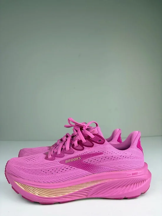 Brooks Ghost 17 Running Shoes Pink Gold Women’s Size 9 B - Picture 6 of 13